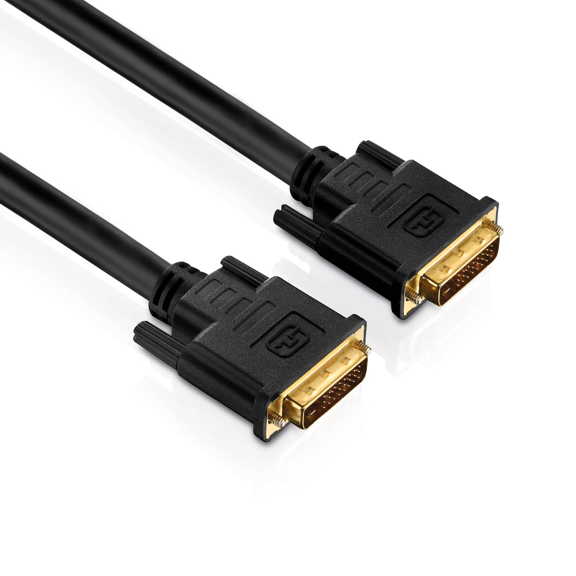 Zertifiziertes 2K DVI Dual Link Kabel - schwarz, 7.50m-1