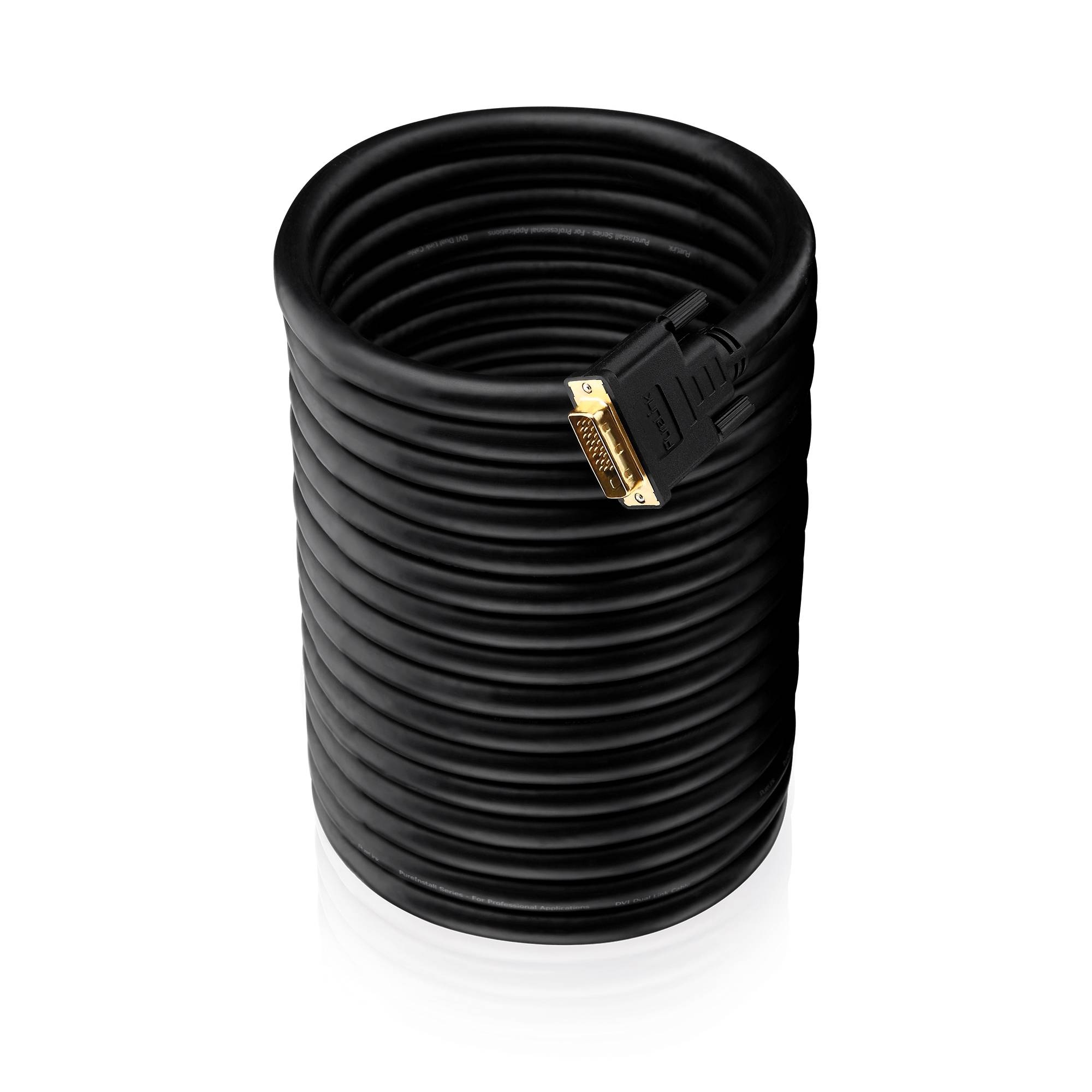 Zertifiziertes 2K DVI Dual Link Kabel - schwarz, 7.50m-2