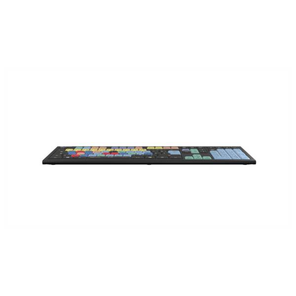 Logickeyboard LKB-CBASE-A2PC-FR, Volle Größe (100%), Kabelgebunden, USB, Scherenschalter, AZERTY, Schwarz