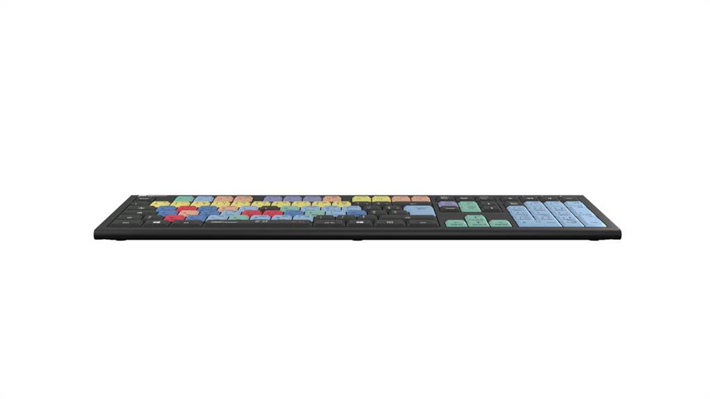 Logickeyboard LKB-CBASE-A2PC-FR, Volle Größe (100%), Kabelgebunden, USB, Scherenschalter, AZERTY, Schwarz-3