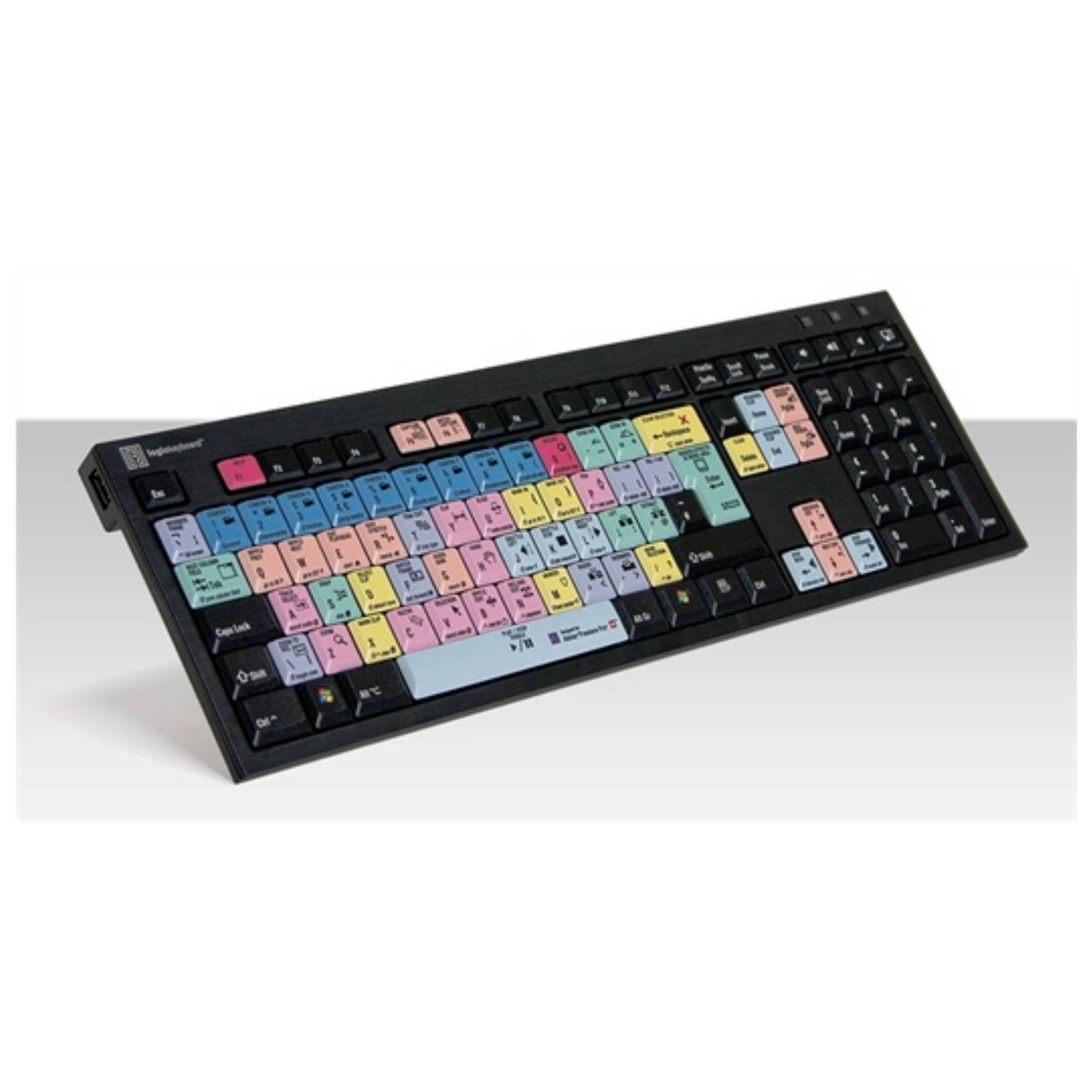 Logickeyboard Adobe Premiere Pro CC - Full-size (100%) - Verkabelt - USB - Mehrfarbig - TL: UK, QWERTY-0