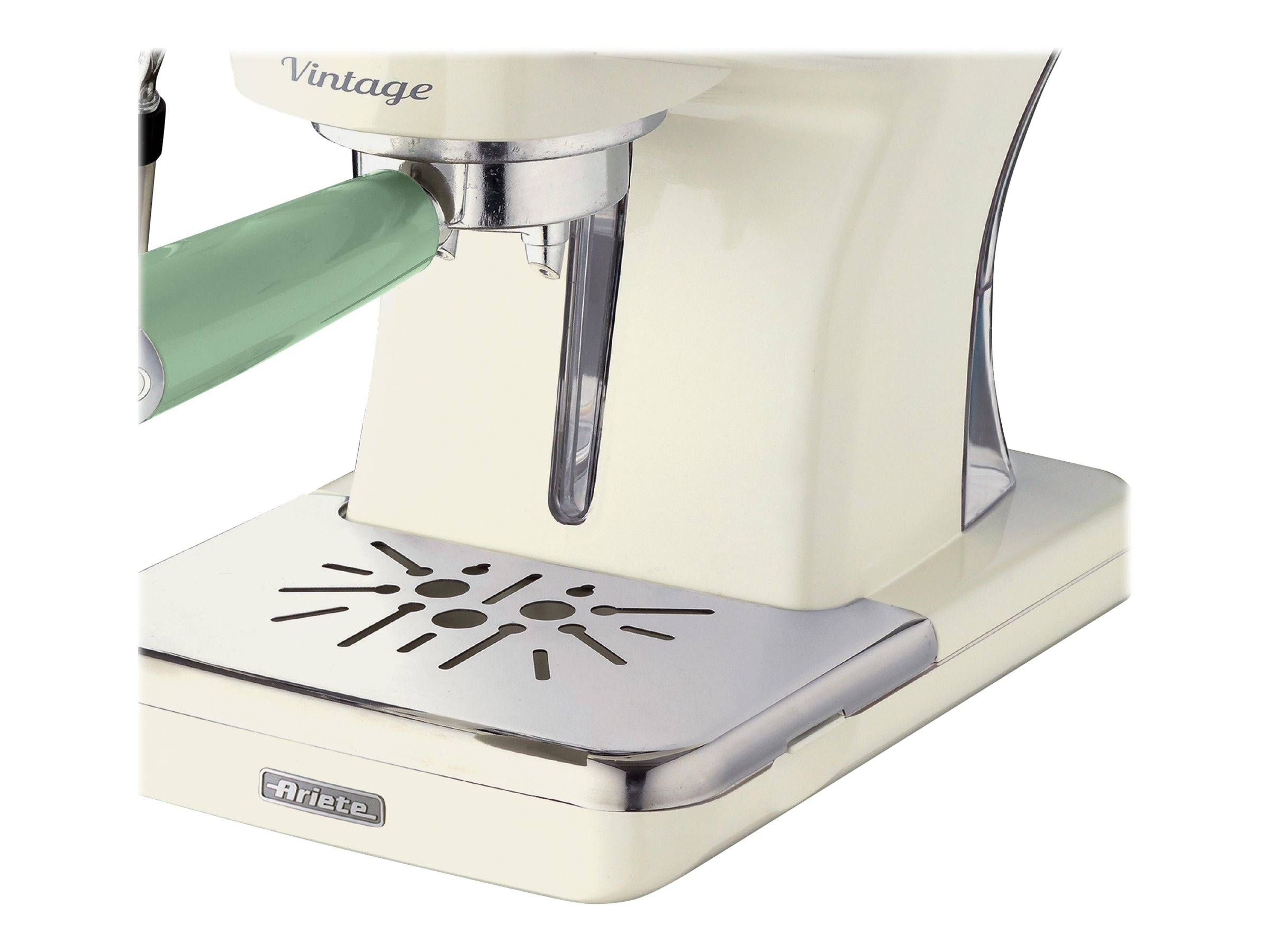 Ariete 1389/14, Espressomaschine, 0,9 l, Kaffeepad, Gemahlener Kaffee, 850 W, Beige, Grün-2