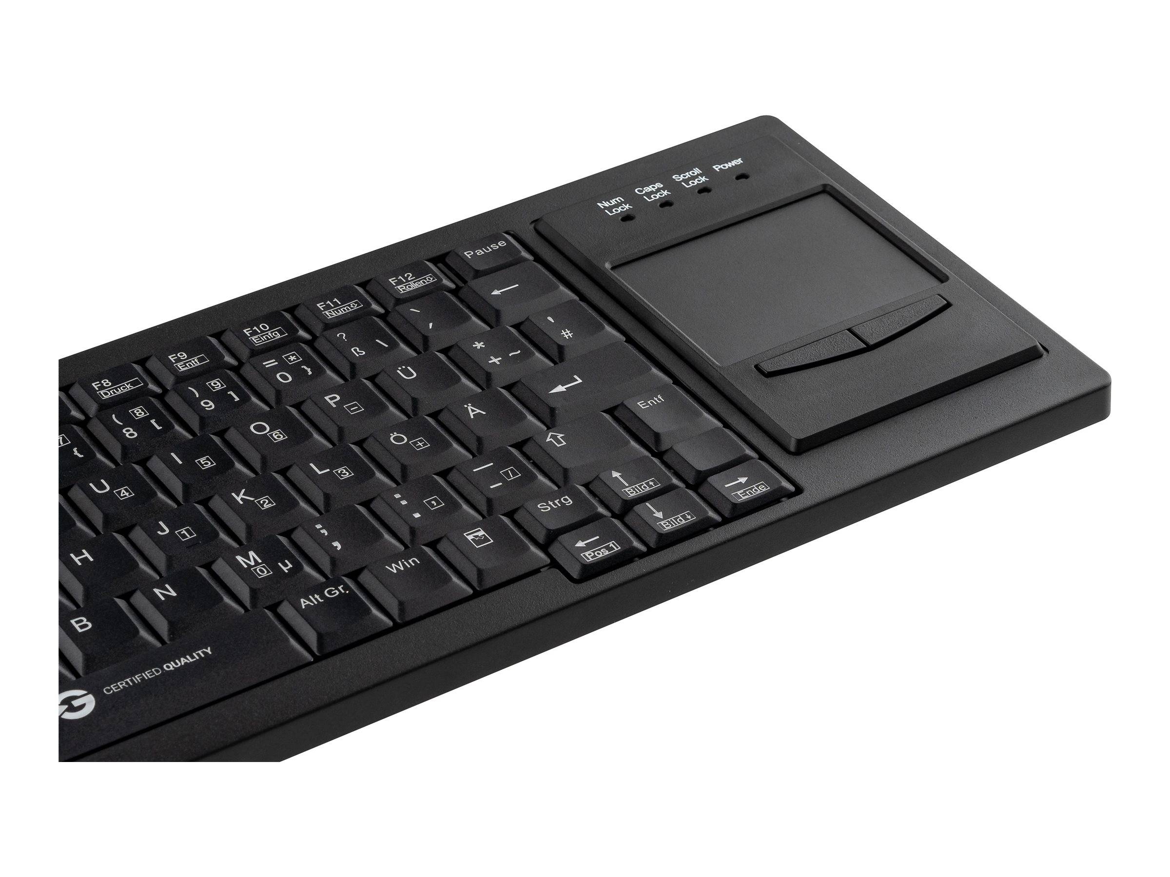 GETT CleanType Xtra Touch - Tastatur - mit Touchpad-1