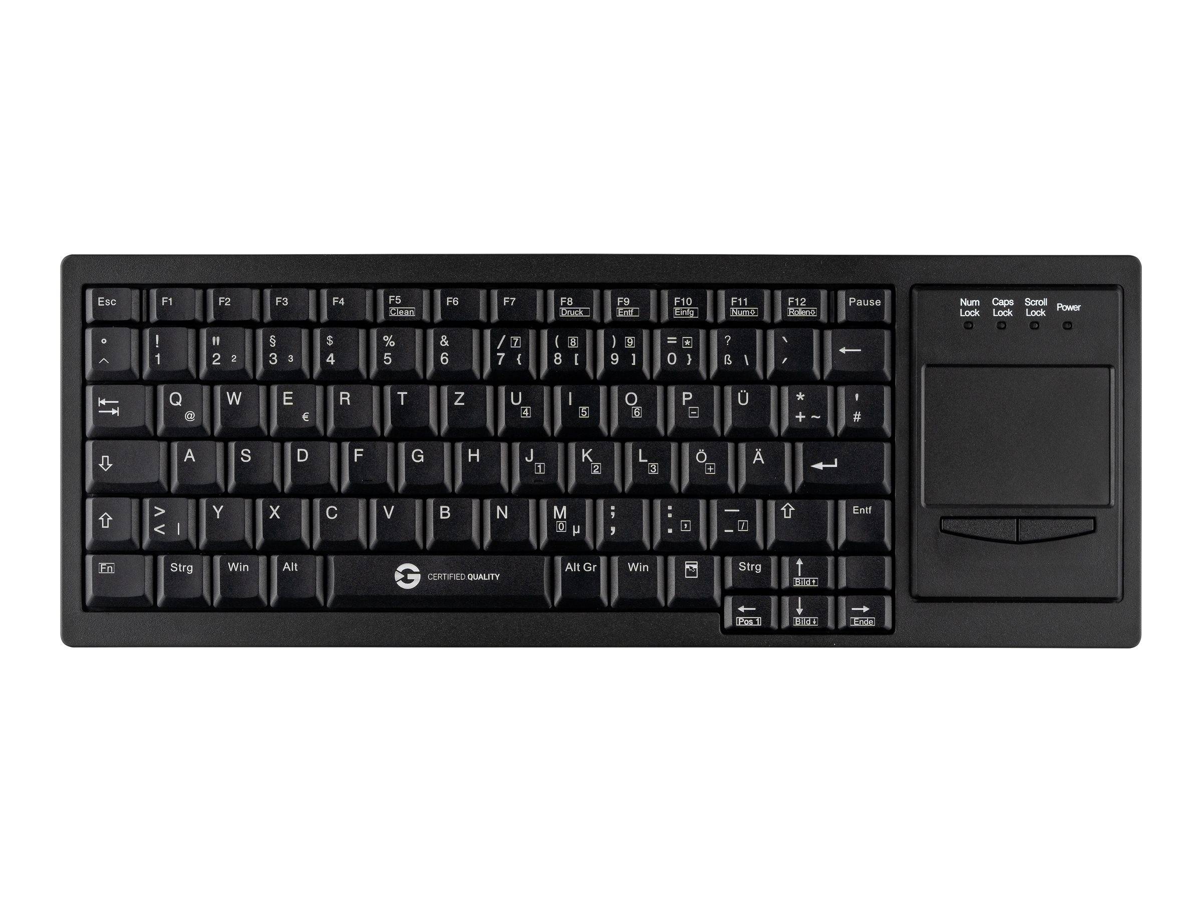 GETT CleanType Xtra Touch - Tastatur - mit Touchpad-2