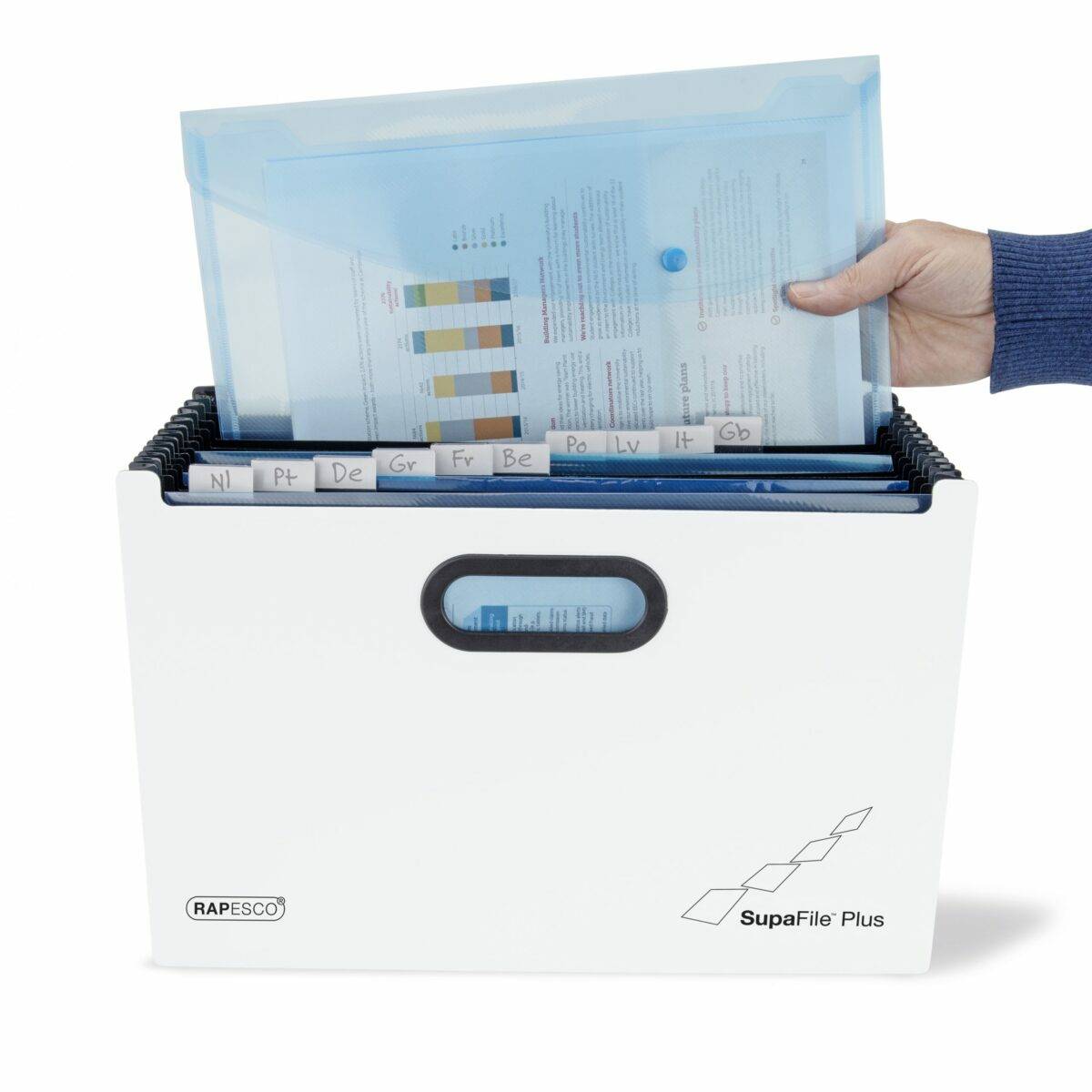 RAPESCO - Fächermappe Supafile Plus 13 Fächer weiß-2