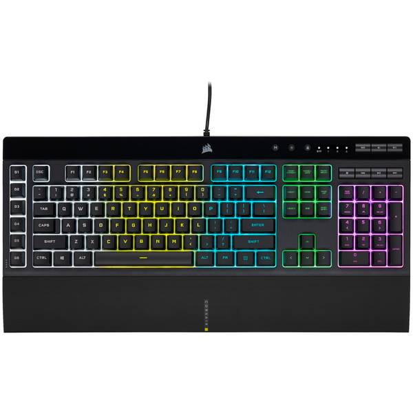 Corsair Gaming K55 RGB PRO Tastatur, USB, QWERTZ, IP42