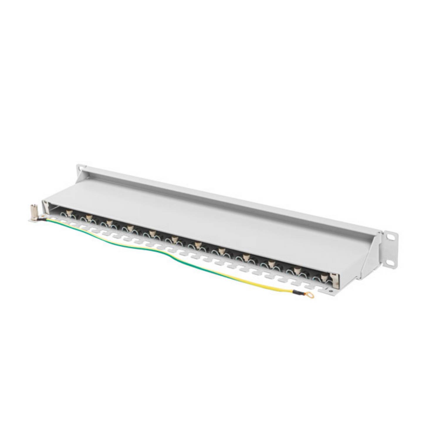 Lanberg PPS7-1024-S, Cat7, F/UTP (FTP), Grau, ABS, Metall, Rackeinbau, 1U-0