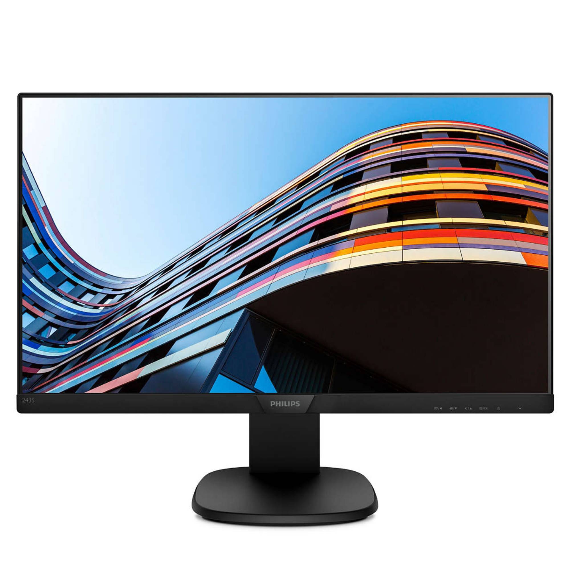 Philips S-line 243S7EHMB LED-Monitor 61 cm 24" 23.8" sichtbar 1920 x 1080 Full HD 1080p IPS 250 cd/m² 1000:1 5 ms HDMI-3