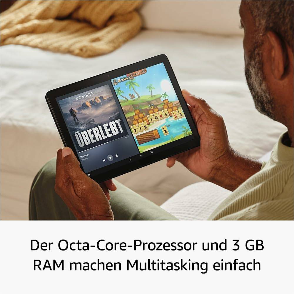 Amazon Fire HD 10, 25,6 cm (10.1"), 1920 x 1200 Pixel, 32 GB, 3 GB, Fire OS, Schwarz-2
