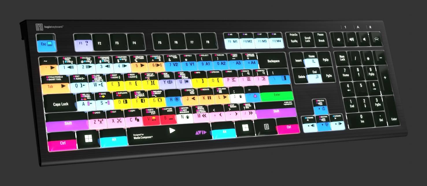 Logickeyboard Avid Media Composer Astra 2 - Tastatur-2