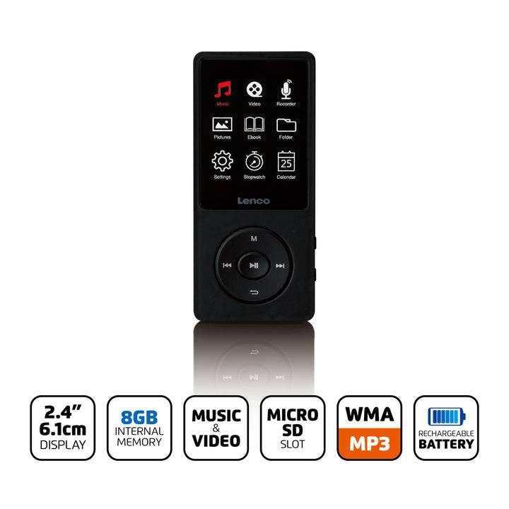 LENCO MP3/MP4-Player Xemio-669BK Black-3