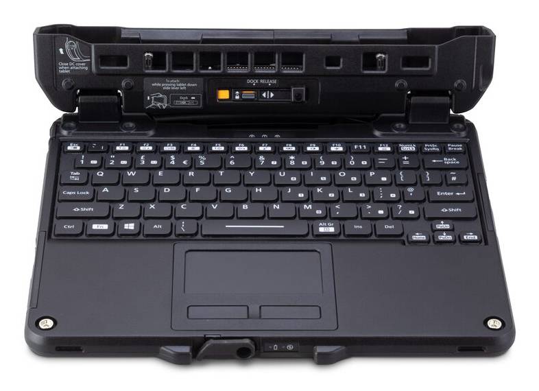 Panasonic FZ-VEKG21LG - Tastatur - mit Trackpad - hinterleuchtet - Dock - für To-2