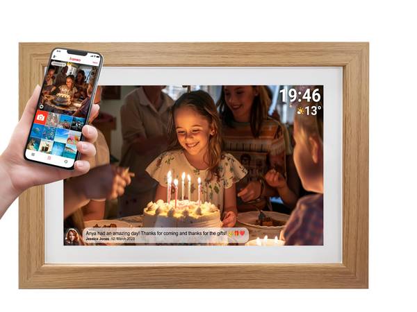 Inter Sales Frameo PFF-1543LW 119101050130 Digitaler Bilderrahmen - 15.6" -