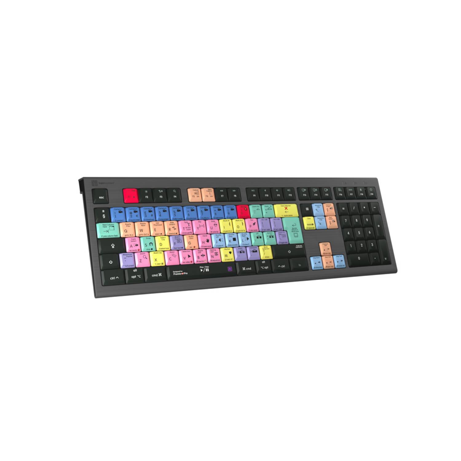 Logickeyboard Adobe Premiere Pro CC Astra 2 UK Mac Tastatur-3