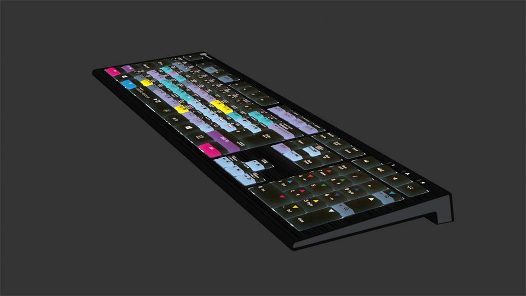 Logickeyboard Davinci Resolve 17 Astra 2 - Tastatur - hintergrundbeleuchtet - TL: UK, QWERTY-3