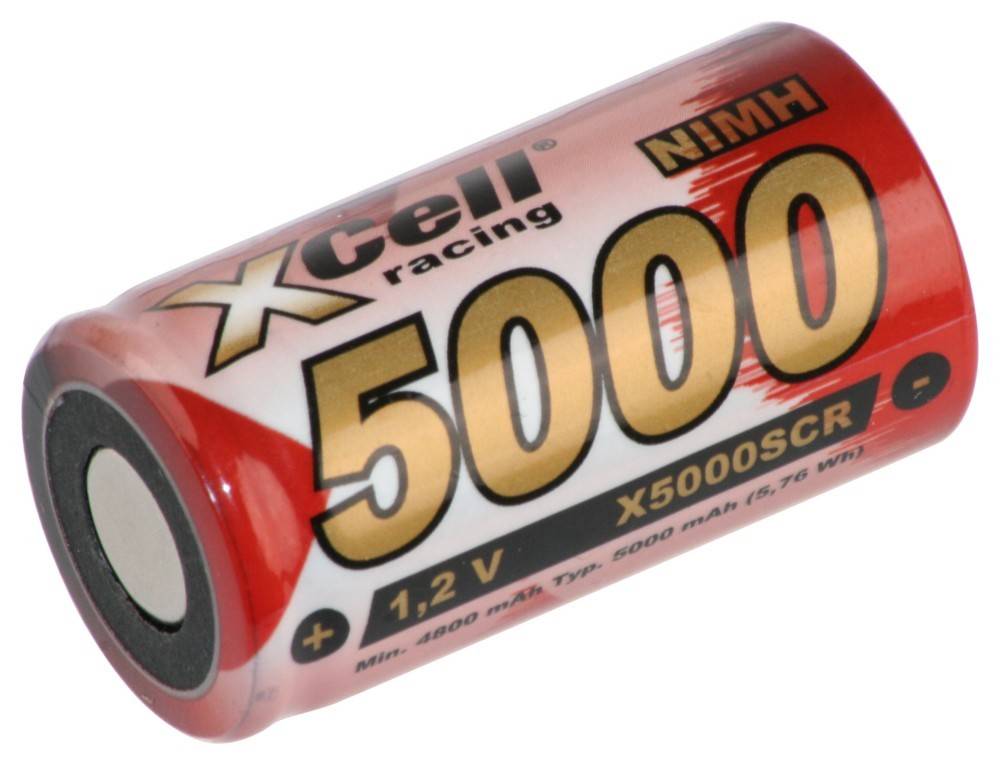 Hückmann Akku Ni-MH 1,2V Sub-C X5000SCR-0