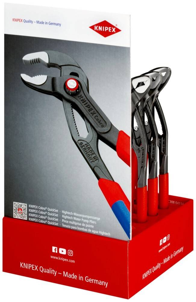 Knipex-Werk Thekendisplay 10-tlg. 00 18 01 V25-2