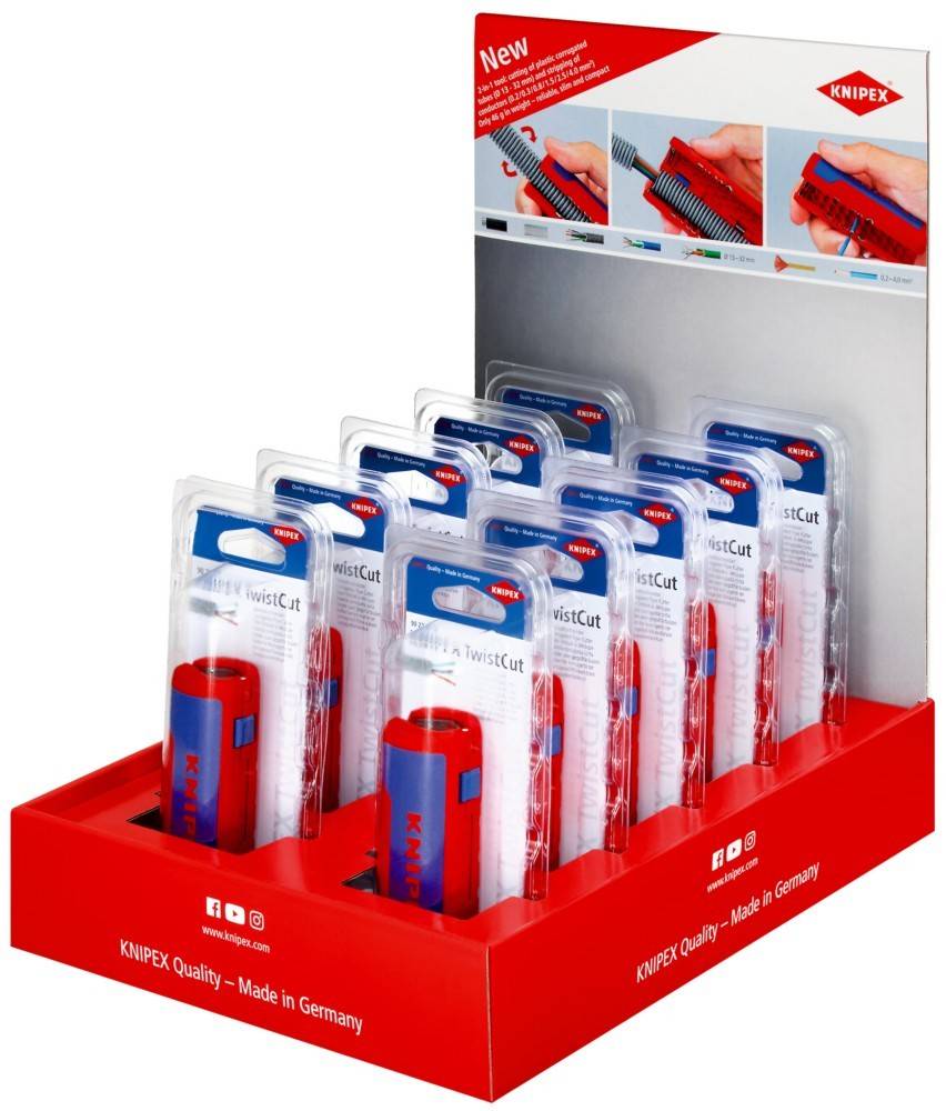 Knipex-Werk Thekendisplay 10-tlg. 00 18 01 V29-0