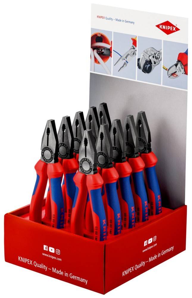 Knipex-Werk Thekendisplay 10-tlg. 00 18 01 V36-0