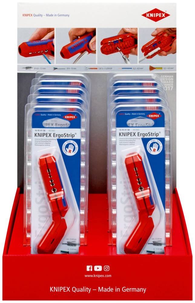 Knipex-Werk Thekendisplay 10-tlg. 00 18 01 V27-1