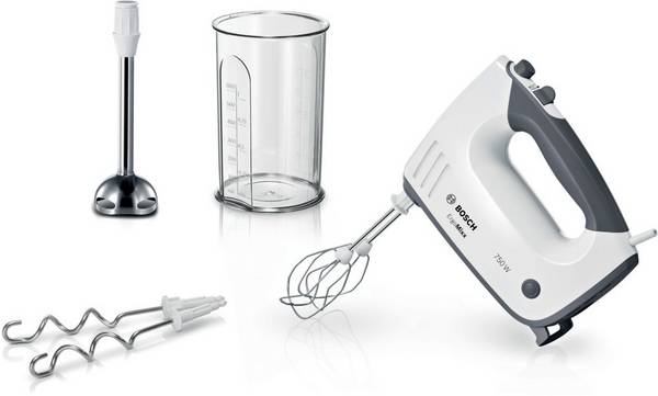 4 Stk. Bosch SDA Handmixer MFQ37470 ws/gr