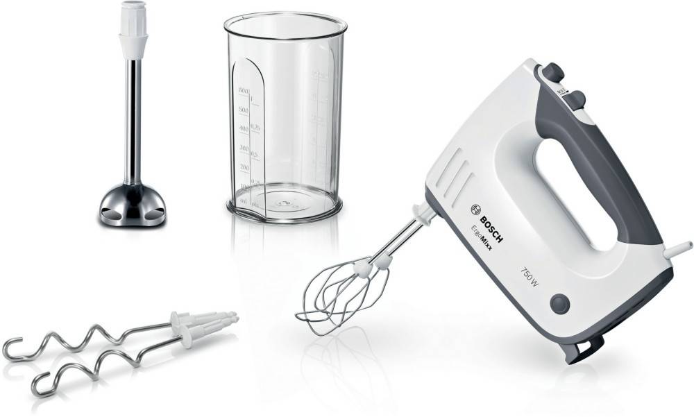 4 Stk. Bosch SDA Handmixer MFQ37470 ws/gr-0