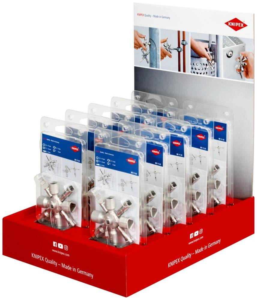 Knipex-Werk Thekendisplay 10-tlg. 00 18 01 V28-0