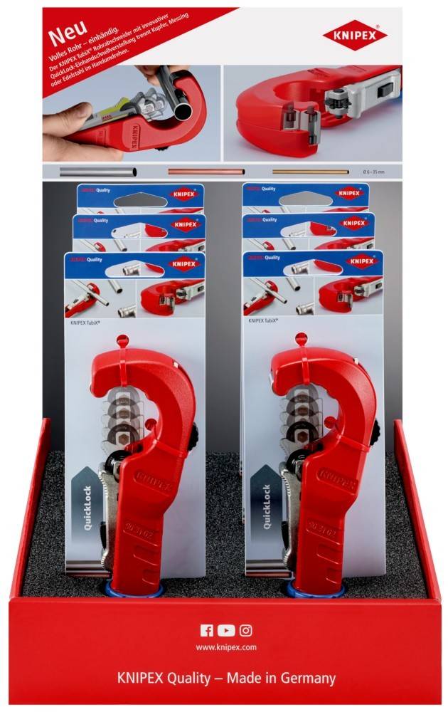 Knipex-Werk Thekendisplay 6-tlg. 00 18 01 V38-1