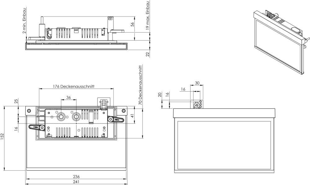 RP-Technik LED-Rettungszeichenleuchte AMR009ML-AZ-1