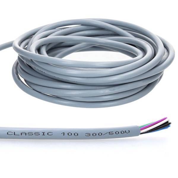 10 Meter Lapp 00100004 Ölflex Classic 100 Steuerleitung 2x0,5 mm² ohne grün-gelben Schutzleiter I 2 Adern Kabel I Farbco