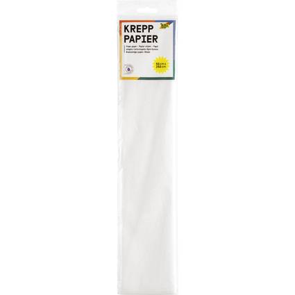 folia Krepppapier-Lagen, (B)500 mm x (L)2,5 m, weiß-0