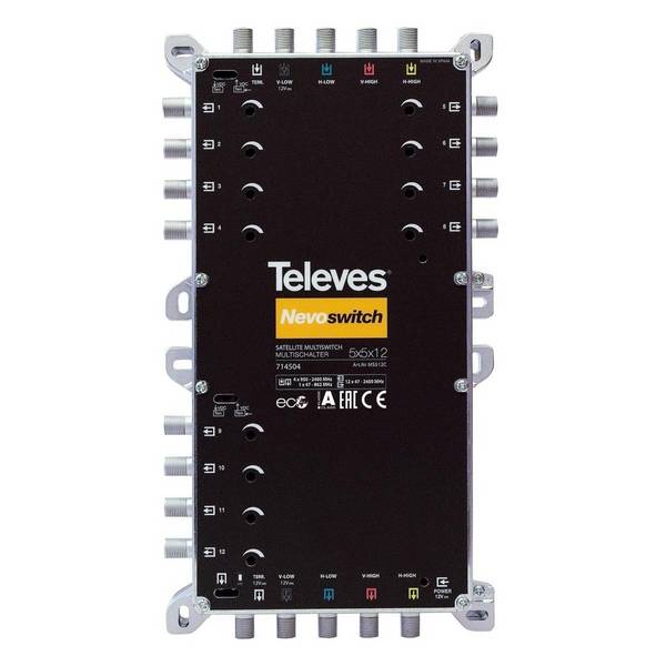 MS512C - 5 in 12 Guss-Multischalter NEVO,...