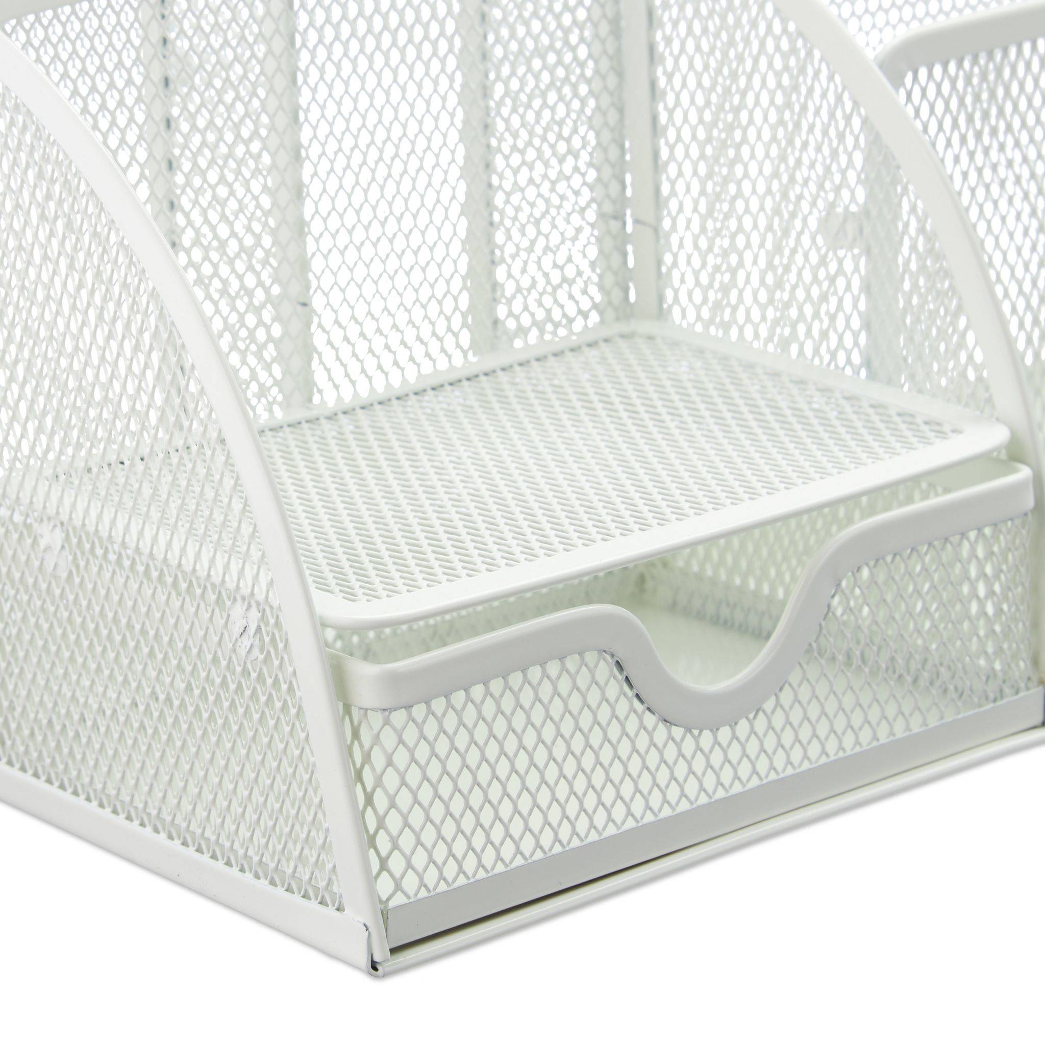 Relaxdays 10032560, Netz, Stahl, Weiß, 1 Schublade(n), Letter, Hinweis, 280 mm, 140 mm-4