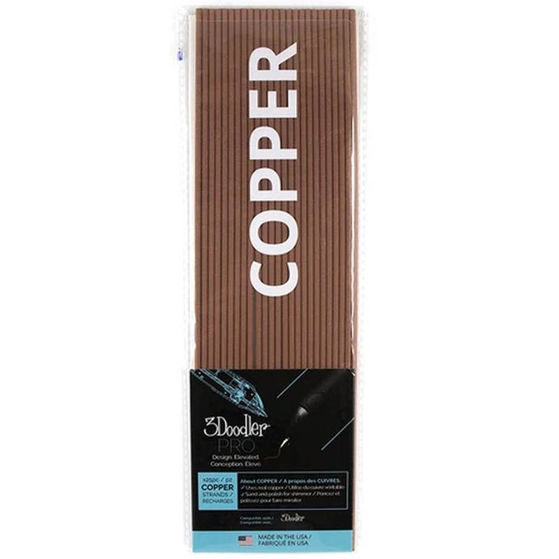 3Doodler Filament Pro+ 25 Kupfer braunrot\Copper\ Drucker & Scanner 3D Druck-1