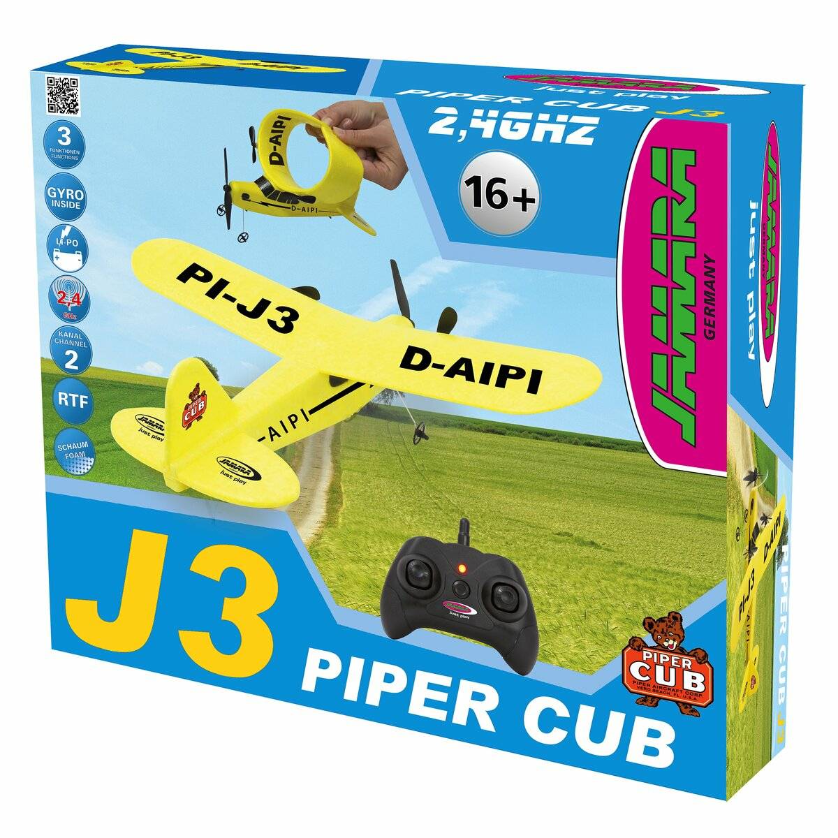 JAMARA Piper J3-CUB, 150 mAh-1