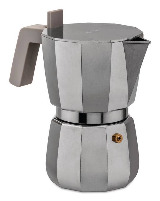 Alessi Mokka Espressomaschine DC06/3 silber-3