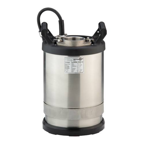 SPT PUMPEN SPRE 750 W - Schmutzwasser-Tauchmotorpumpe aus Edelstahl - (0,75 kW | 230V / 50 Hz | Edelstahl 1.4301 |-0