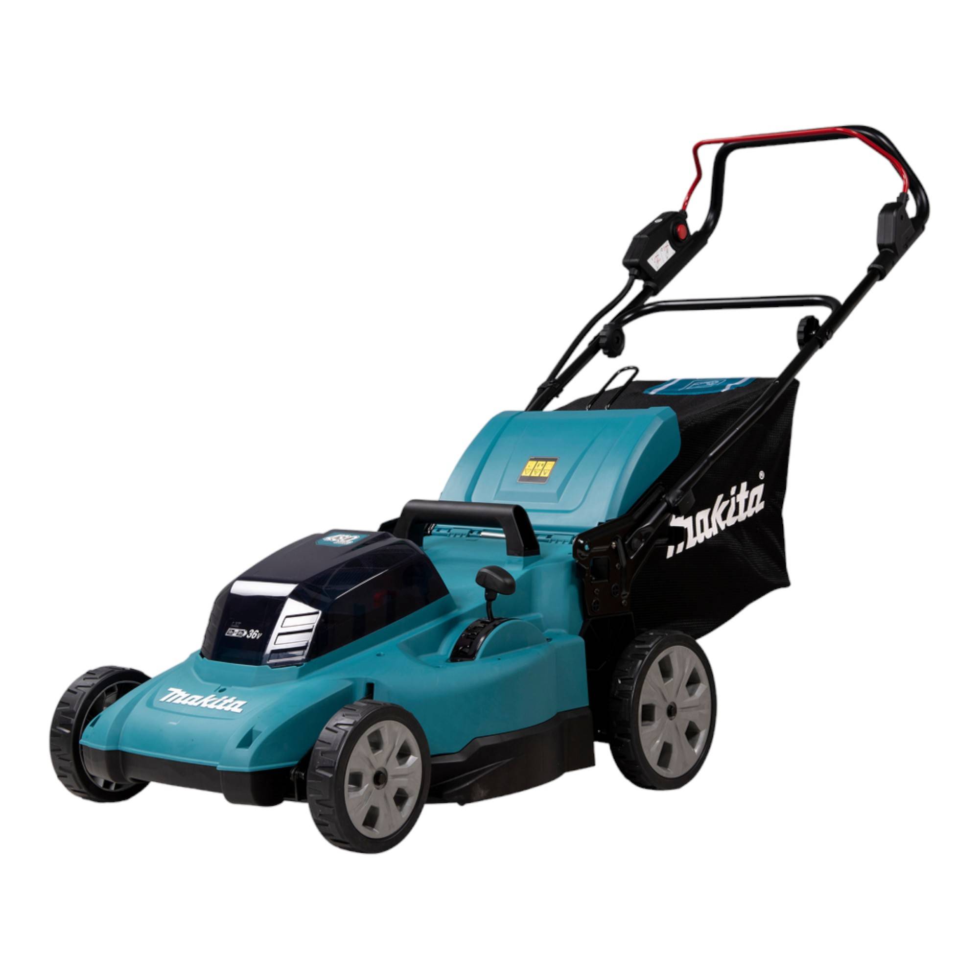 Makita DLM 480 PT2 Akku Rasenmäher 36 V ( 2x 18 V ) 48 cm 62 l + 2x Akku 5,0 Ah + Ladegerät-2
