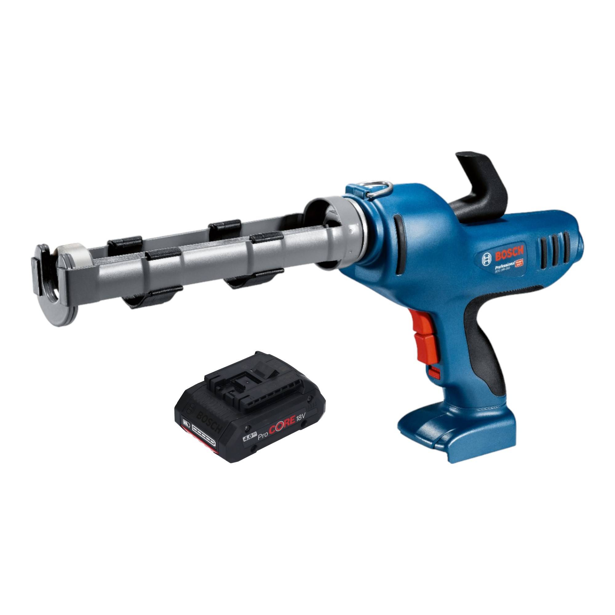Bosch GCG 18V-310 Professional Akku Kartuschenpresse 18 V 310 ml 3,5 kN + 1x ProCORE Akku 4,0 Ah - ohne Ladegerät