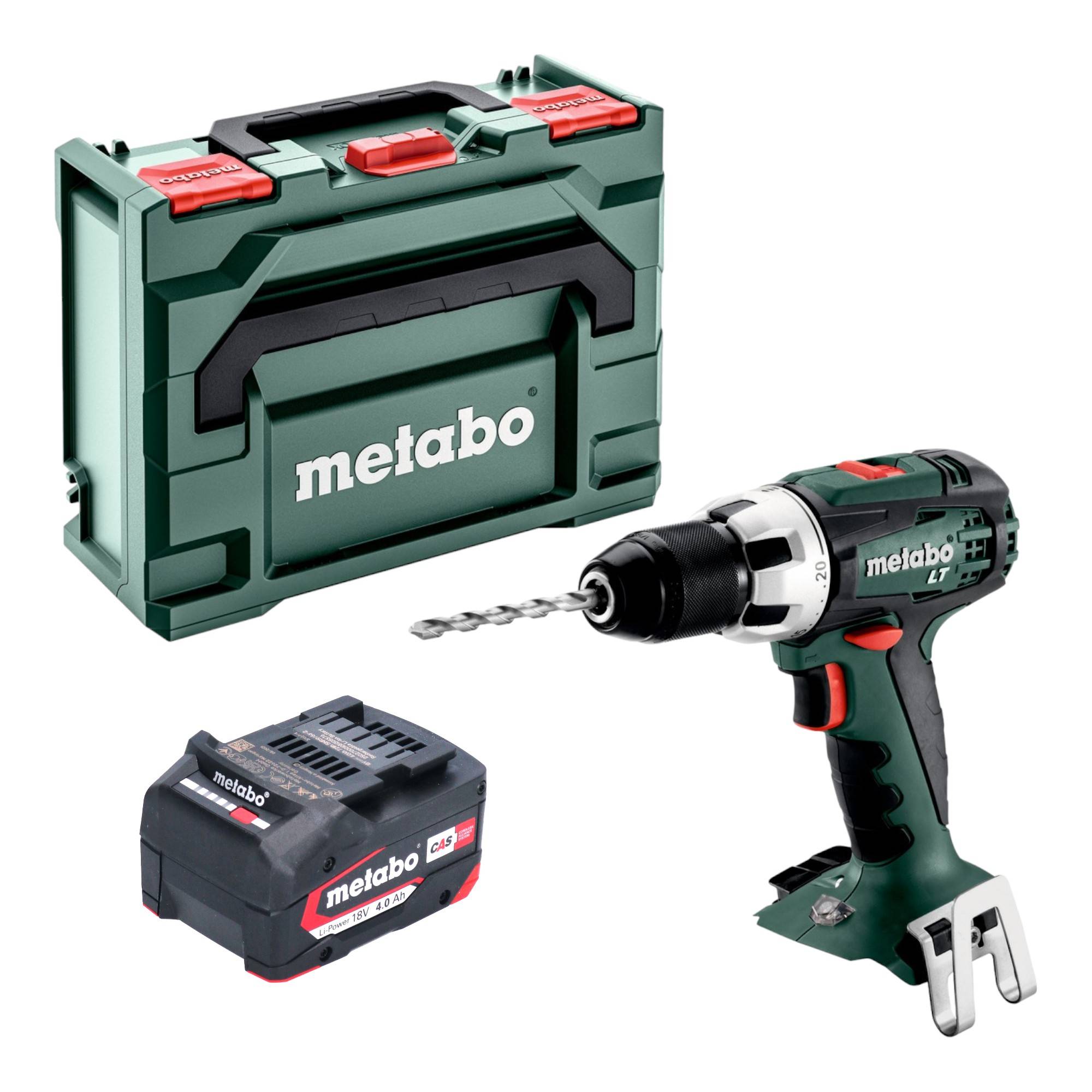 Metabo BS 18 LT Akku Bohrschrauber 18 V 60 Nm + 1x Akku 4,0 Ah + metaBOX - ohne Ladegerät-0