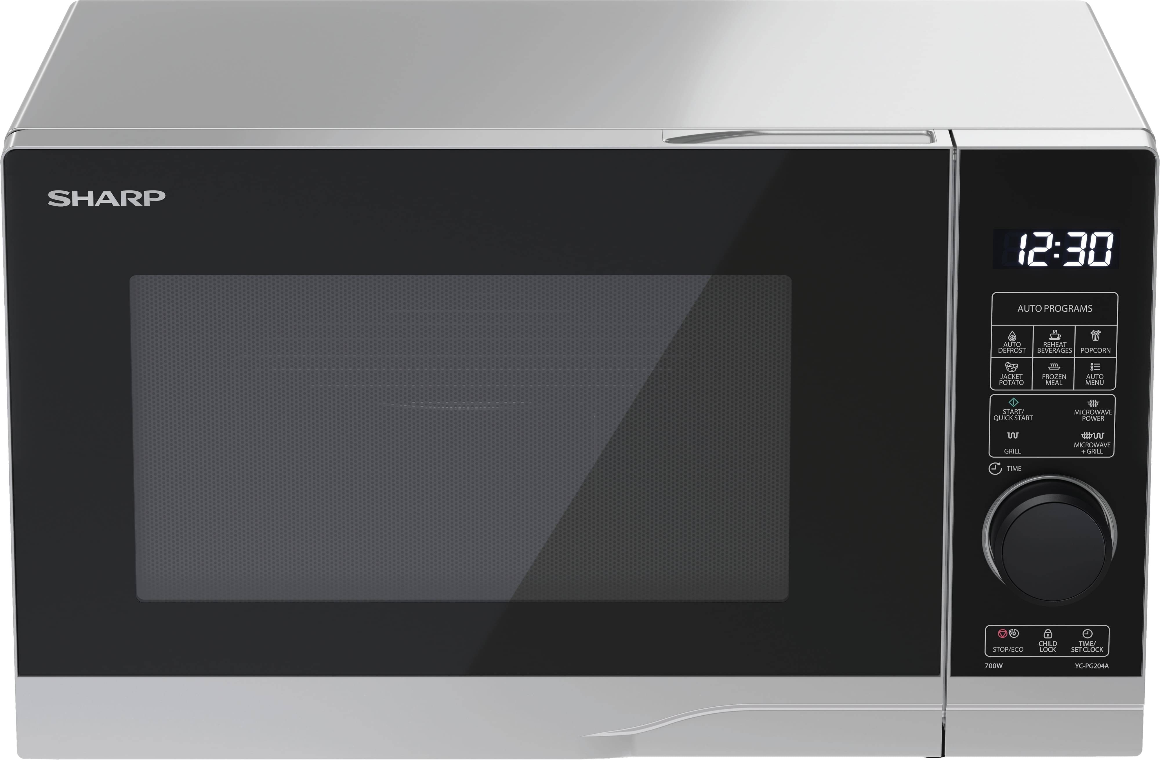 Symbolbild für Sharp Premium series YC-PG204AE-S - Mikrowellenofen mit Grill