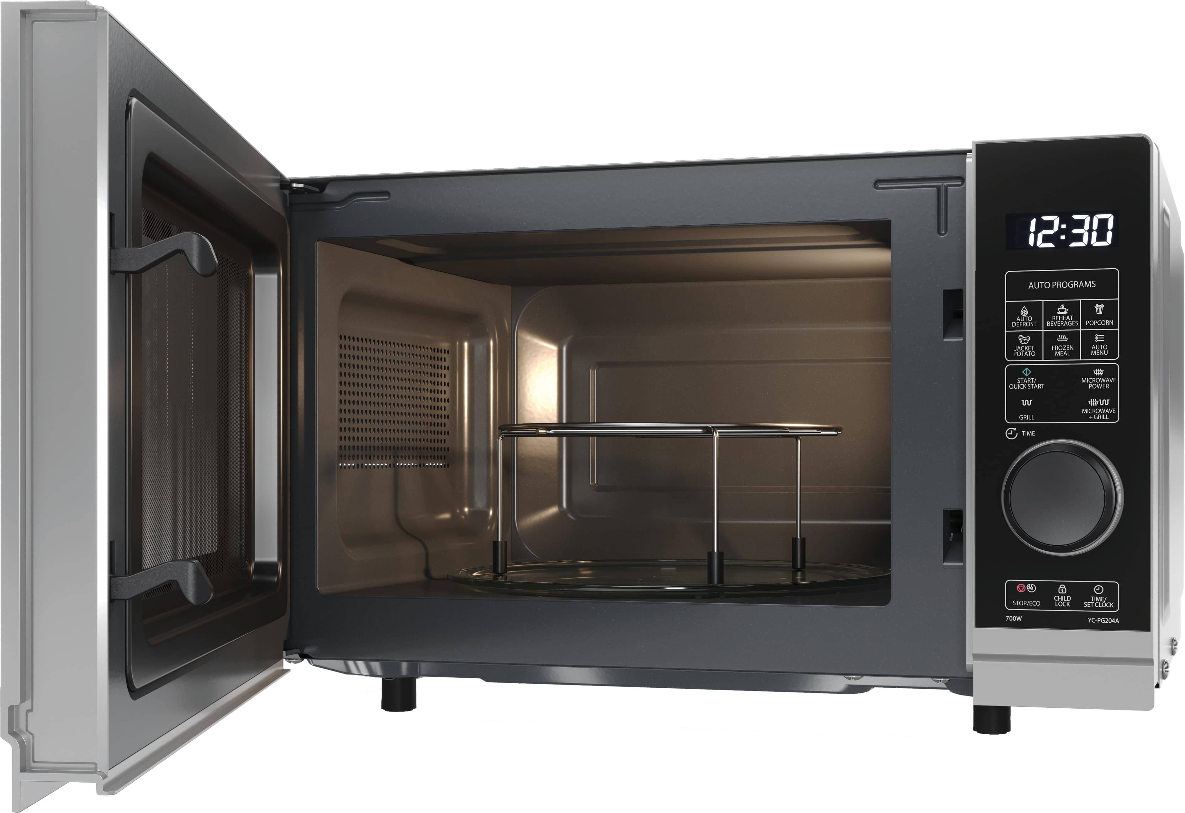 Symbolbild für Sharp Premium series YC-PG204AE-S - Mikrowellenofen mit Grill