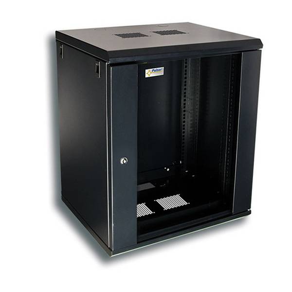 Pulsar RW1264 Easy Rack Wand-Patchschrank mit Glastür – 12HE 19-Zoll Netzwerkschrank