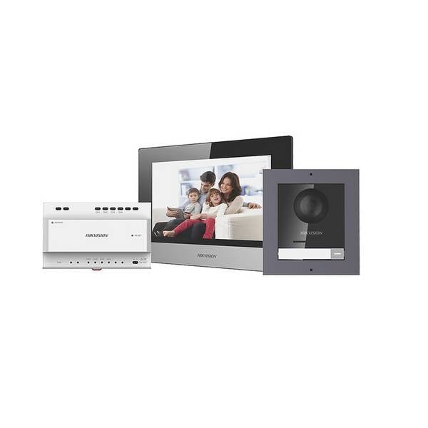 Hikvision DS-KIS702Y Digitales IP-Video-Türsprechanlagen-Kit