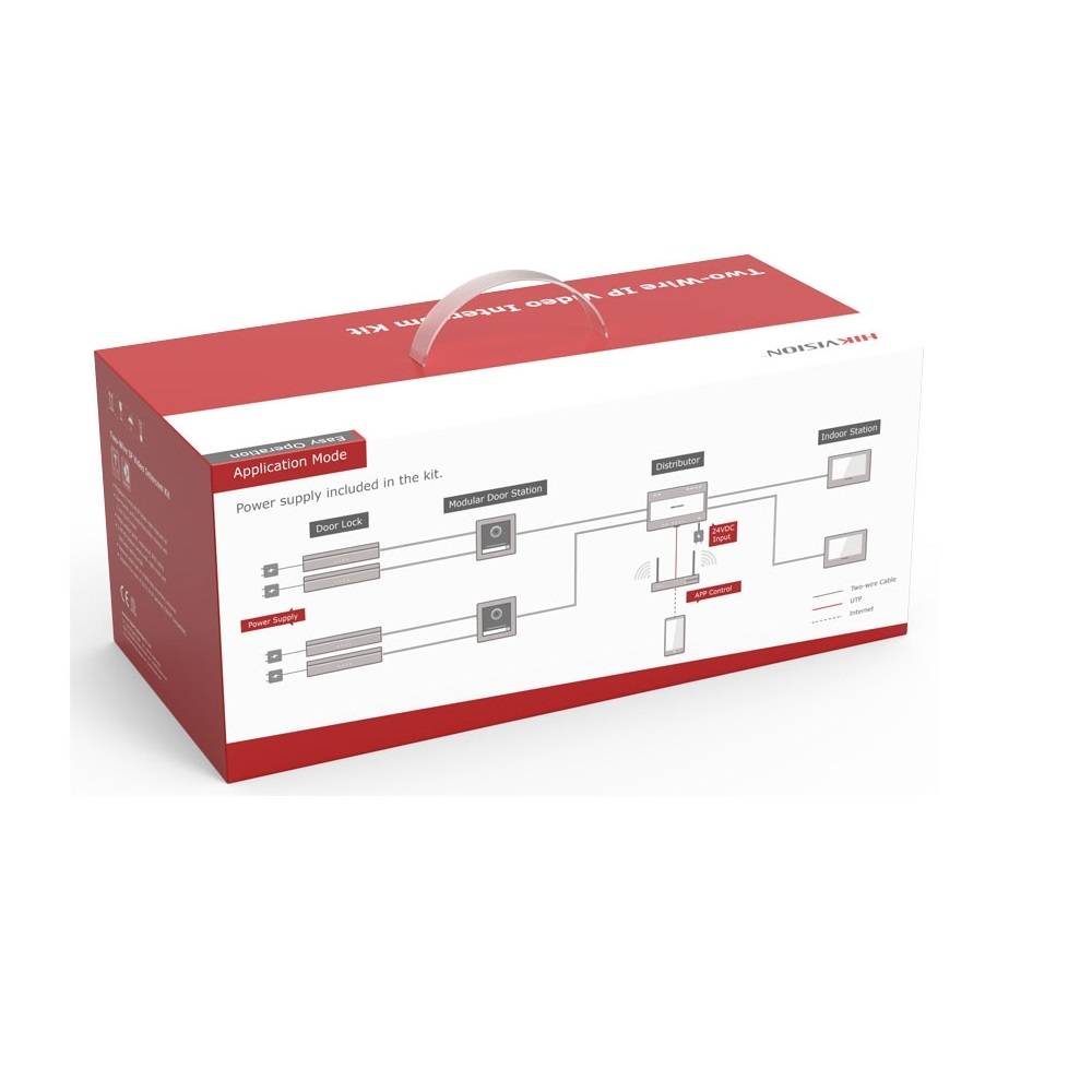 Hikvision DS-KIS702Y Digitales IP-Video-Türsprechanlagen-Kit-2