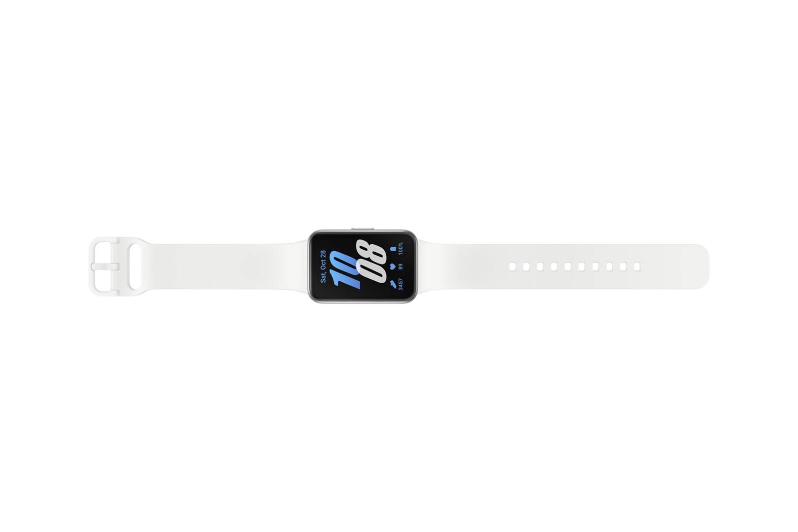 Samsung Galaxy Fit3 Aktivitätsmesser mit Riemen Anzeige 4 cm 1.6" 256 MB Bluetooth 36.8g Silber EU-Version-3