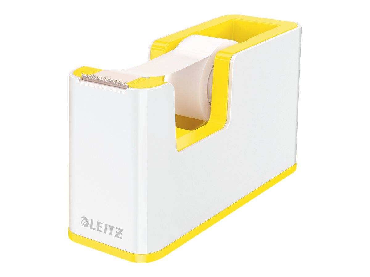 LEITZ Tischabroller WOW Duo Colour, bestückt, gelb-3