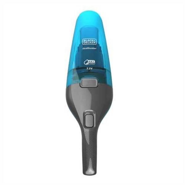 Black+Decker 2-in-1 Nass/Trocken-Handsauger (7.2V, Gummilippe für Nassreinigung aufsteckbar,
