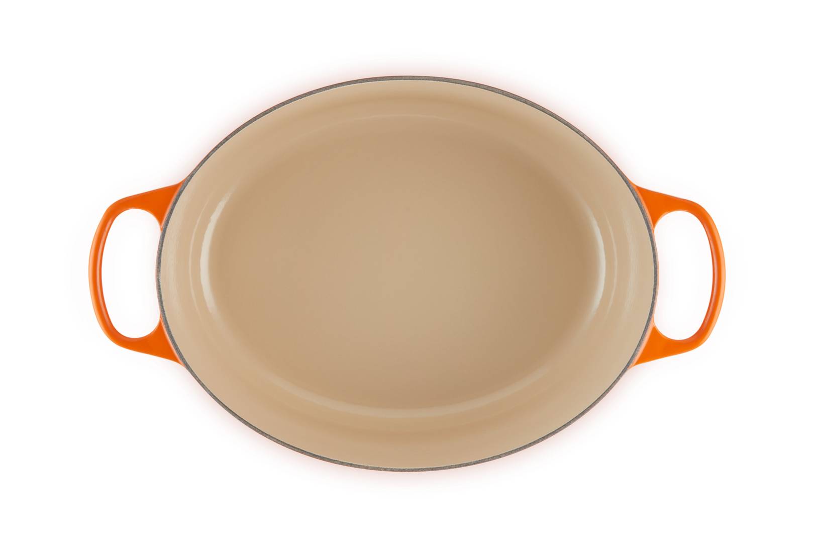 Le Creuset Signature, 7,5 l, Oval, Orange, Eisenguss, Emaille, Orange-4