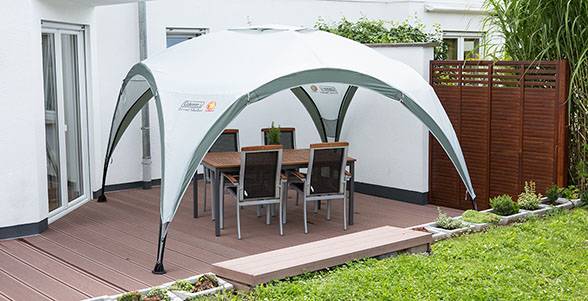 Coleman Event Shelter M, Schutz, Grün, Weiß, Stahl, Polyester, 9 m², 50+-3